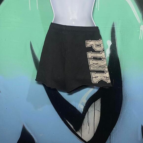y2k victorias secret PINK logo shorts - Picture 2 of 4